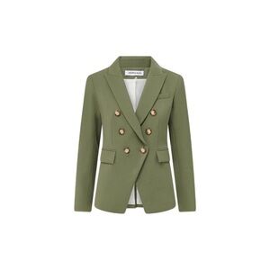 NWT Veronica Beard Women's Miller Dickey Jacket Stone Army Size 00